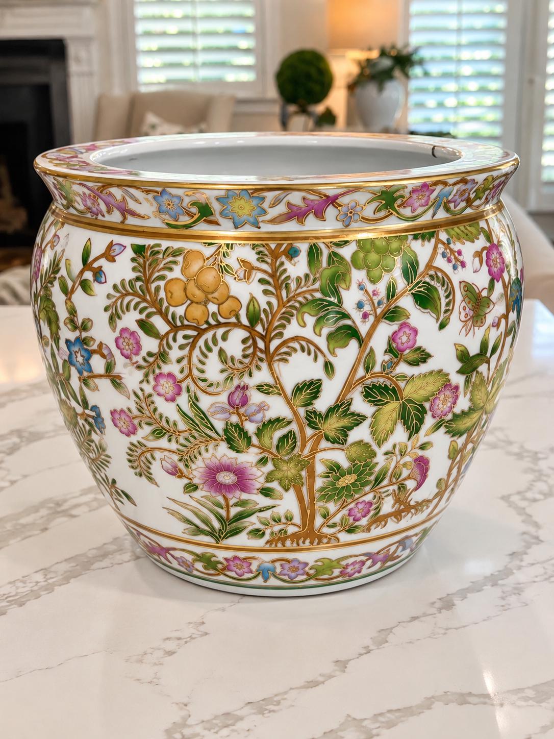 Large Chinese Planter Pot - Etsy