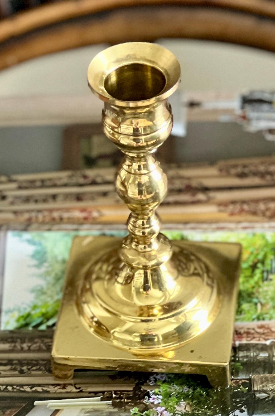 ✵US❃Vintage★真鍮製キャンドルホルダー ヴィンテージの真鍮製キャンドルホルダー - Etsy 日本