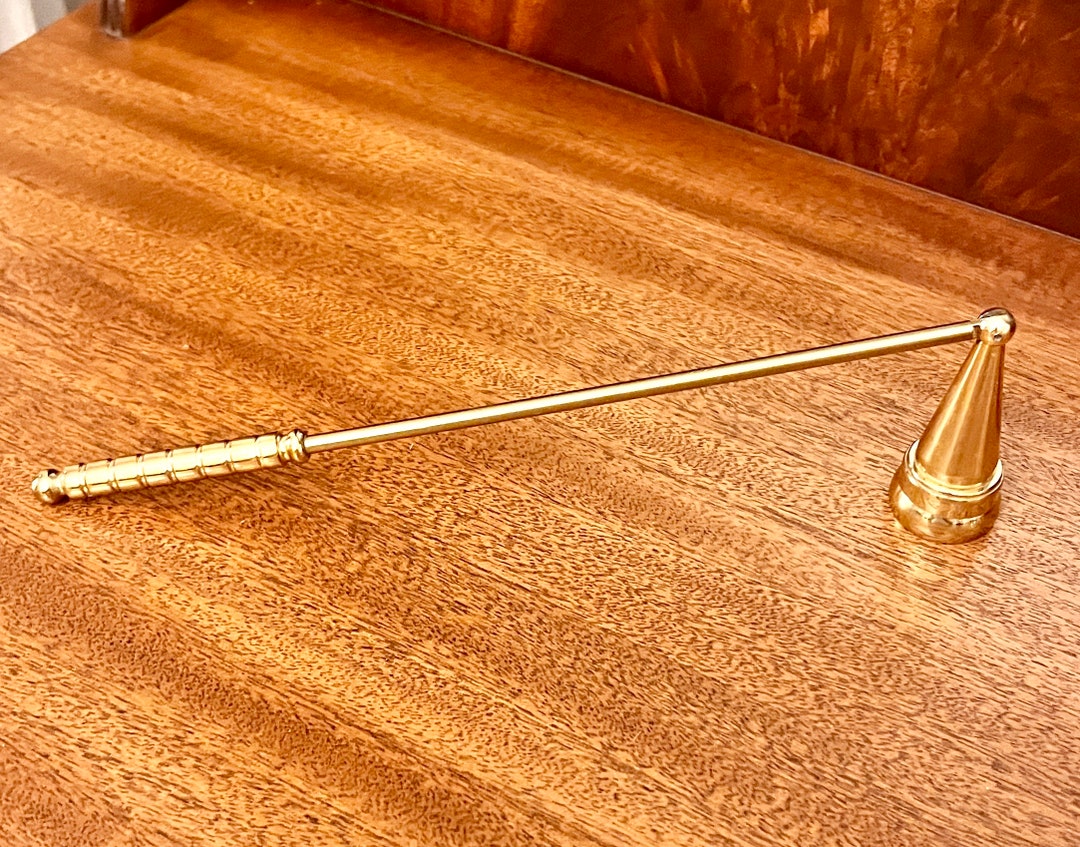 Vintage Solid Brass Candle Snuffer Etsy