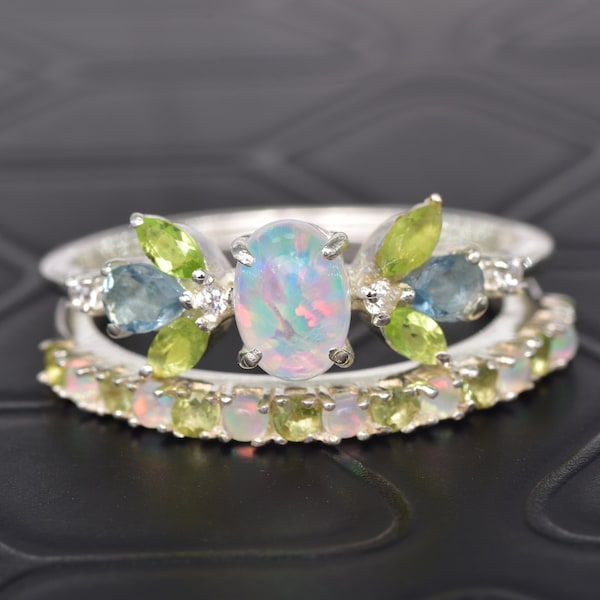 Opal and Peridot Etsy