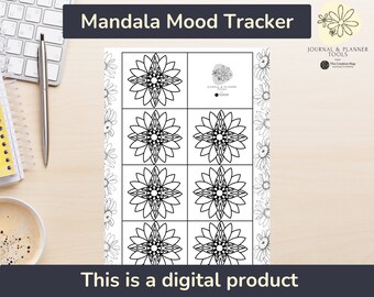 Mandala Mood Tracker - Etsy
