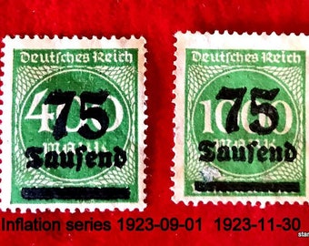 Rare German Post Stamps Deutshes Reich 1923
