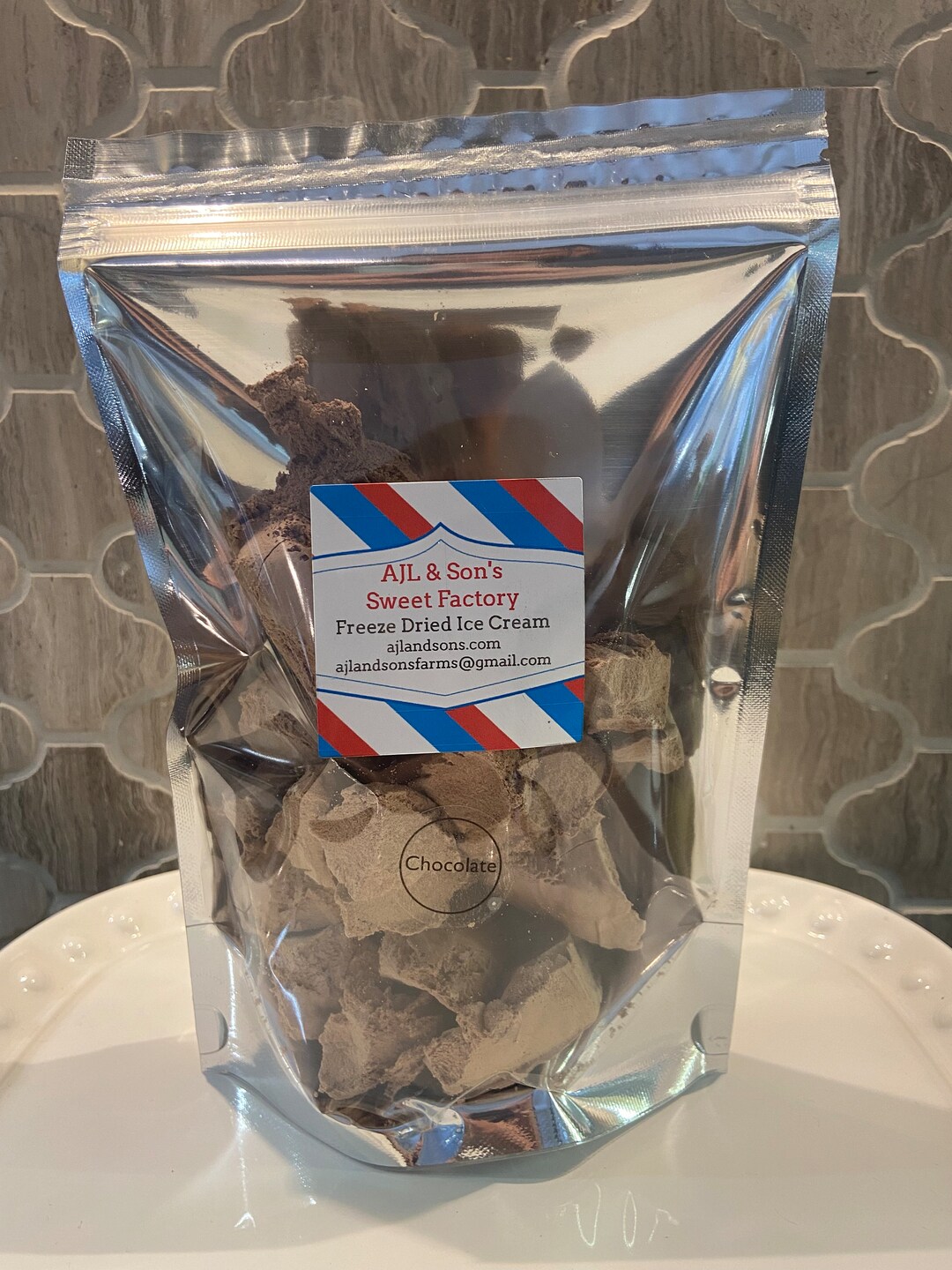 Freeze Dried Chocolate Ice Cream Etsy