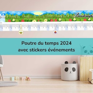 Poutre du temps Montessori 2024 image 3