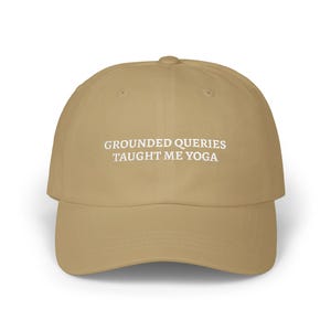 Las preguntas sobre temas concretos me enseñaron yoga / Gorra de papá