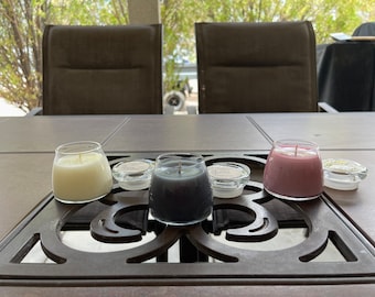 Vibe Jar Candle with Lid - 100% Soy Wax - Choose from Many Scents or Unscented