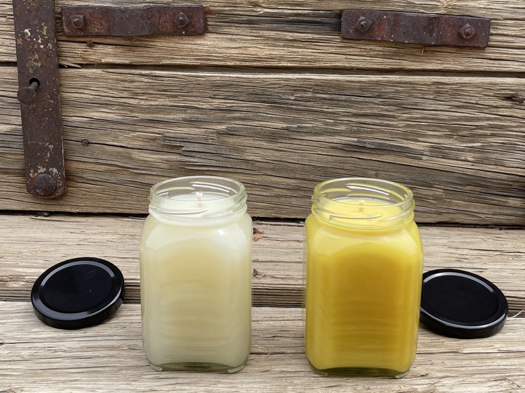 Victorian Jar Candle With Lid 100 Pure Allnatural Organic Beeswax