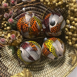 African Ornaments - Christmas Ornaments - Black Ornaments - Nubian Grace - Black History - Handmade Ornaments - Cute Ornaments