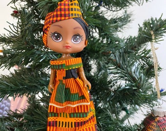 African Ornaments - Christmas Ornaments - Black Ornaments - Nubian Grace - Black History - Handmade Ornaments - Cute Ornaments
