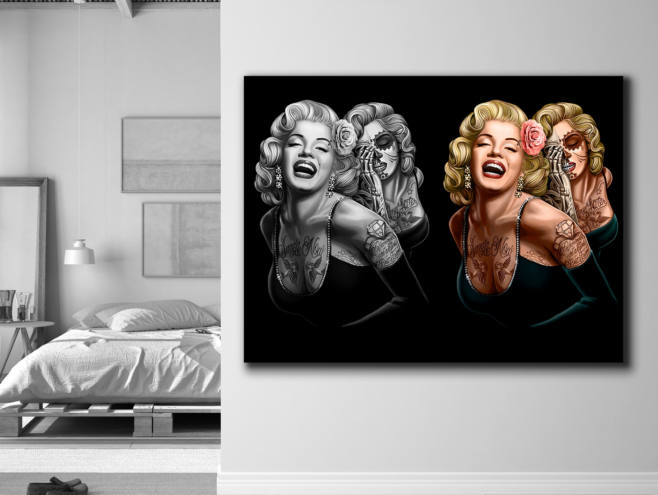 Marilyn Monroe Style Bedroom