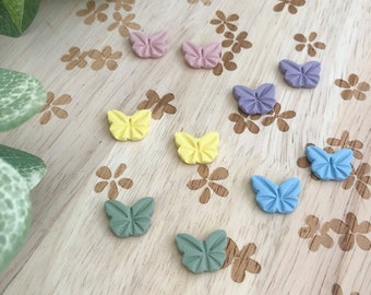 Butterfly Studs - Handmade Polymer Clay Earrings