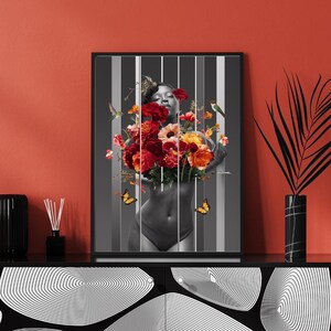 Black Woman Art, Black Woman Wall Art, Trendy Wall Art, Black Girl Wall Art, Fashion, Song Lover, Black girl art, y2k art, dj, Printable