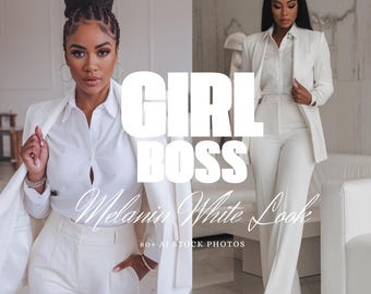Melanin stock photos | Stock models | Ai models stock images | Girl boss black and white aesthetic | Girl boss images |