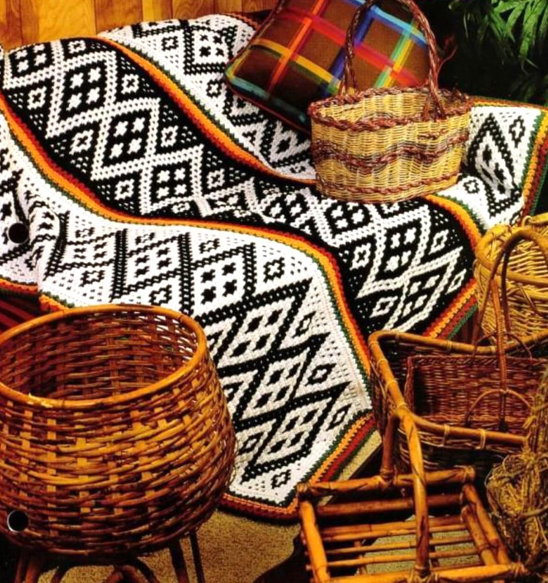 RETIREMENT SALE *** Vintage Crochet Pattern Indian Navajo Native ...