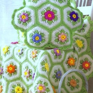 DIY Crochet Kit Summer Project Birthday Gift Chicken Craft Kit Crochet Kit  Crochet Gift African Flower Crochet Kit 