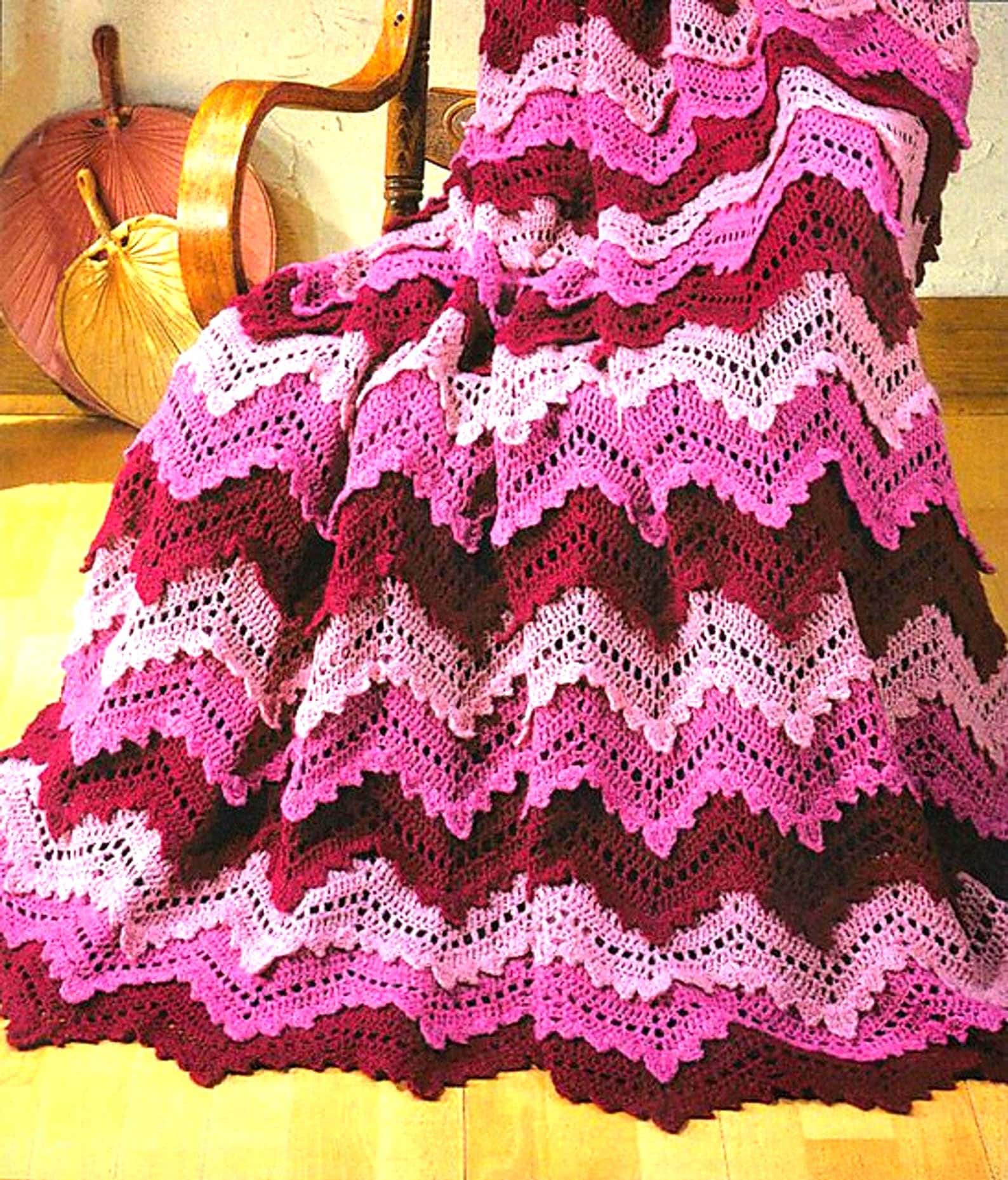 30 Vintage Christmas Crochet Patterns for Holiday Decorating, Gifting, and Keepsakes 27 Vintage Ripple Afghan Pattern Booklet