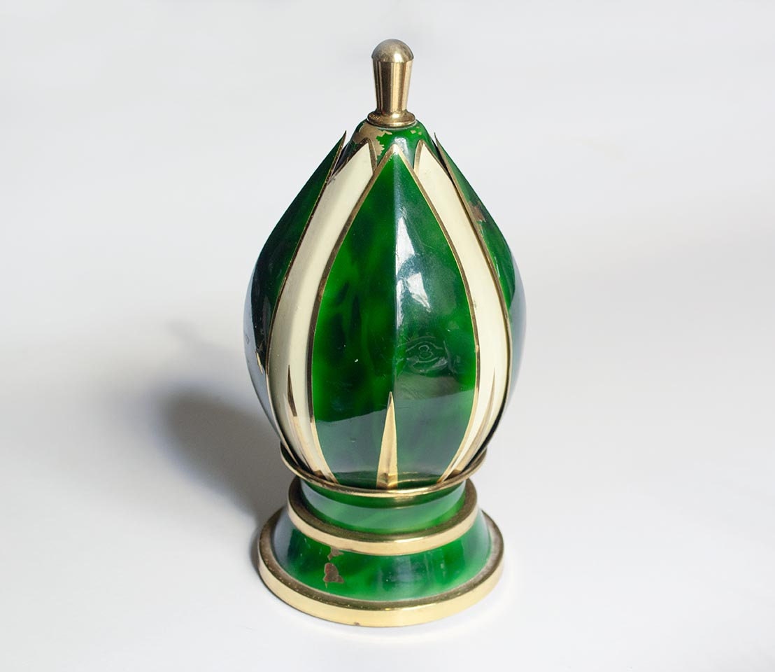 Very Rare Original Art Deco Lotus Pop up Cigarette Dispenser