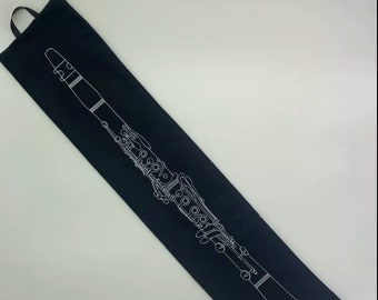 Full Length Clarinet Cover - Made from Soft Durable Microfibre with full Nylon Lining by ARTiELONDON