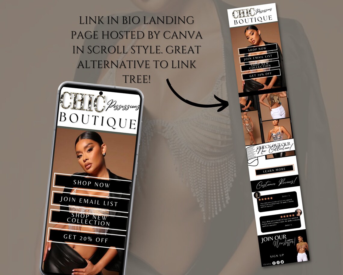 Luxury Boutique Branding Kit Complete Branding Bundle for Etsy