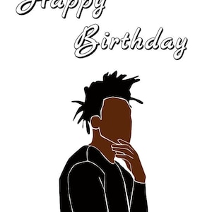 Biglietto di buon compleanno, Biglietto d'auguri uomo nero, Marito, Figlio, Fidanzato, Fratello, Amico, Biglietto per lui, Biglietto uomo africano, Biglietto uomo caraibico