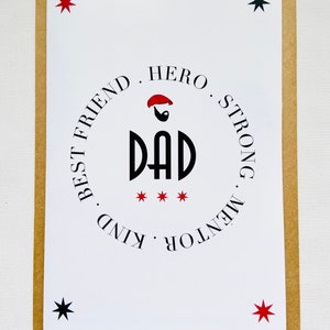 Tarjeta del Día del Padre, Papá, Abuelo, Abuelo, Rey, Amor, Héroe, Mentor, Mejor Amigo, Tarjeta del Día del Padre Negro, Tarjeta de Felicitación, Celebración