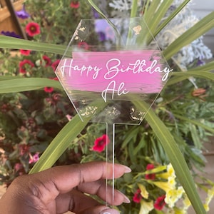 Personalisierter Cake Topper / Tortenaufleger Geburtstag / Tortenstecker Taufe / Cake Topper Taufe / Tortenaufleger Taufe / Cake Topper personalisiert
