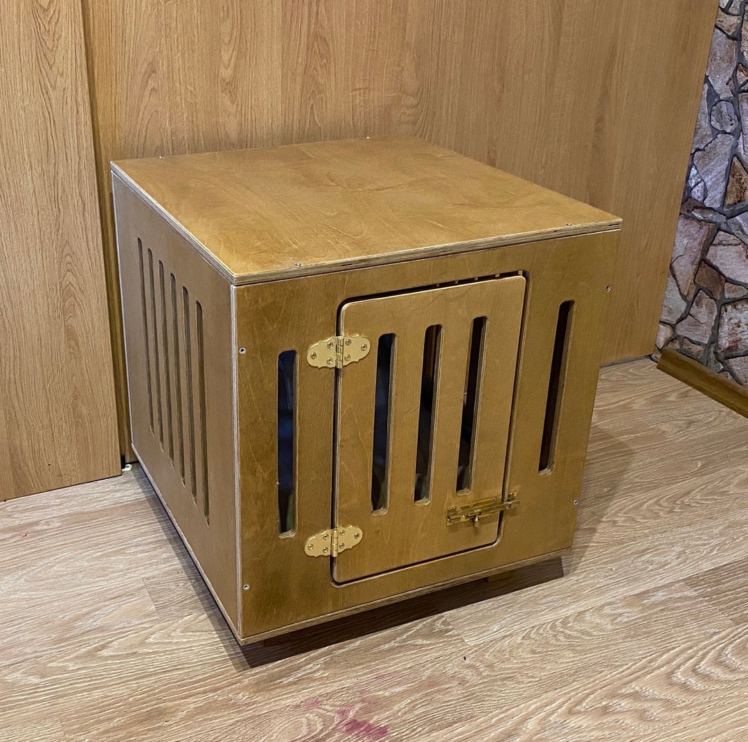 Modern Dog Crate With Hinged Door With a Latch. Dog Kennel, Dog House ...