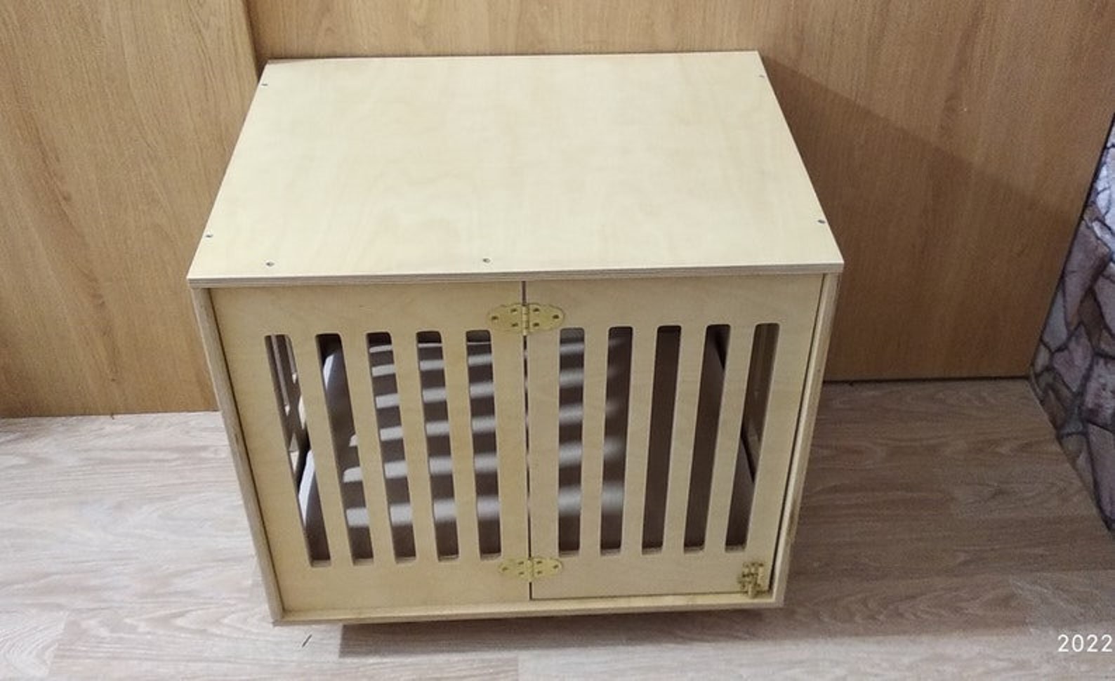 Modern Dog Crate With Hinged Door With a Latch. Dog Kennel - Etsy Canada