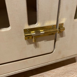 Curated visual reference: Gallery Detail: Modern Dog Crate With Hinged Door With A Latch Dog