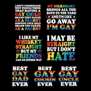 Gay Pride Svg Bundle, LGBT Svg Bundle, Gay Svg, Pride Svg, Rainbow Svg, Gay Pride Shirt Svg