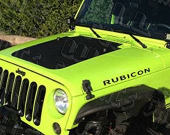 2 Jeep Wrangler Rubicon a Pair / Set of Decals Stickers Hood - Etsy