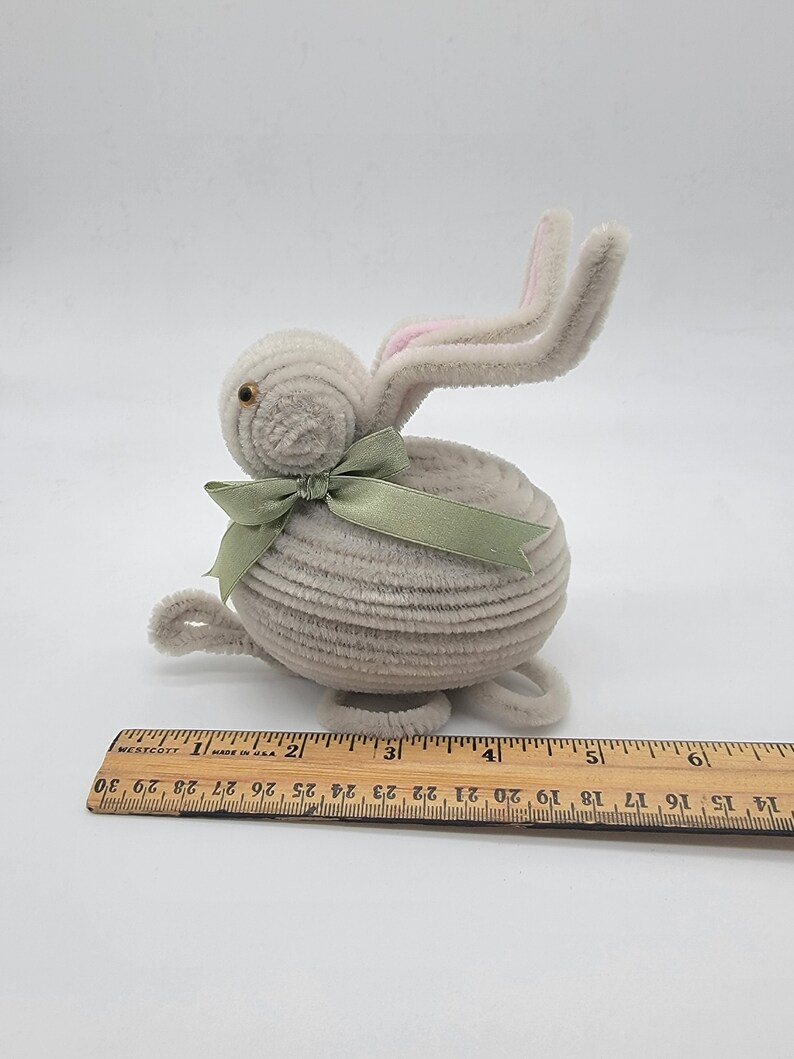 Vintage Bethany Lowe Chenille Bunny Rabbit Easter Cardboard Candy ...