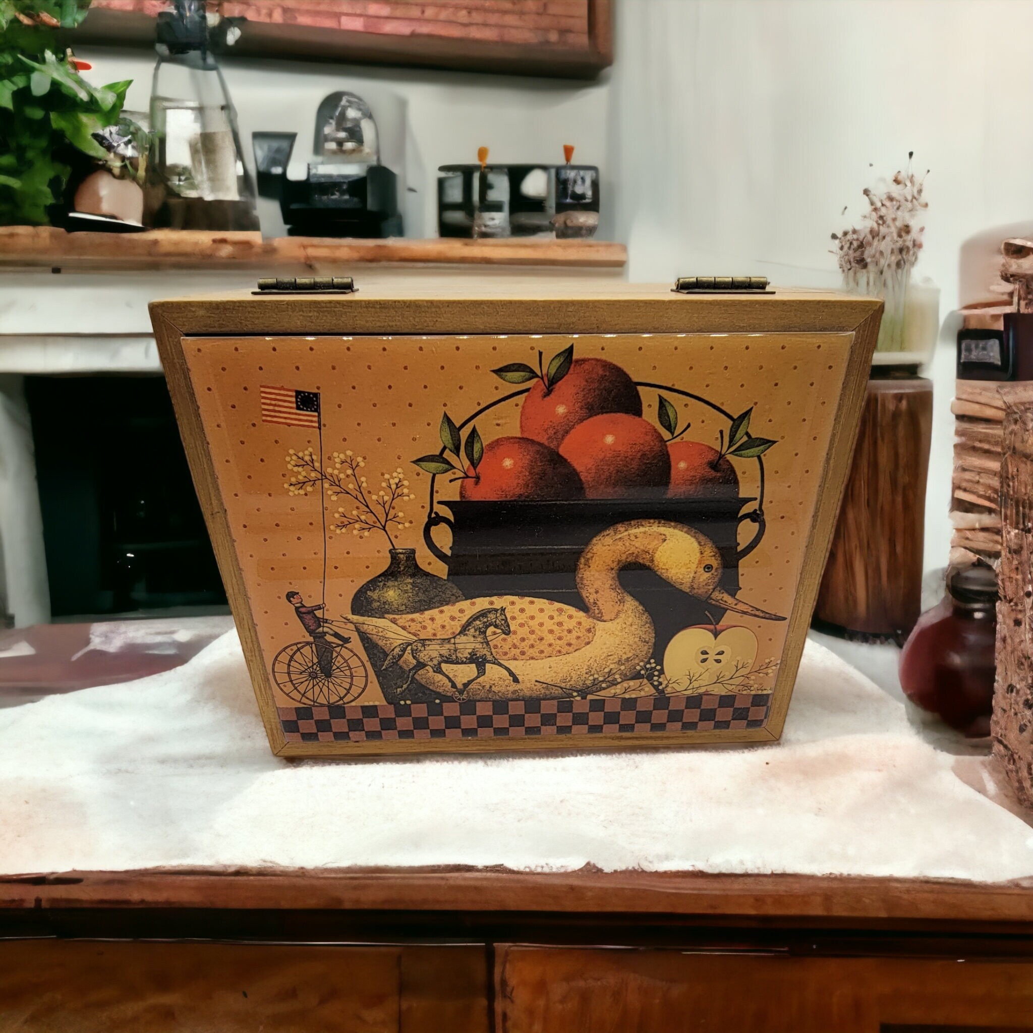 Georgina's Country Creations Charles Wysocki Art Top Recipe