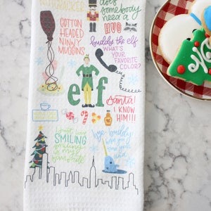 Elf Towel | Holiday towel | Gift for her | Christmas Elf