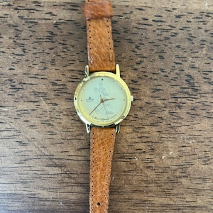 Dainty Vintage Lorus Mickey Mouse Coin Watch