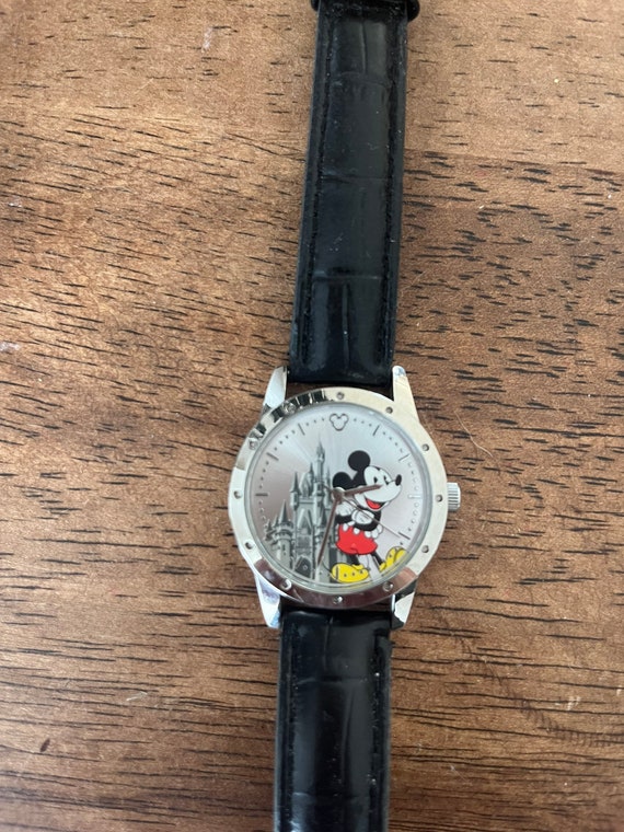 Disney Black and Silver‎ Mickey Mouse Watch sc151568.jpg main image 3