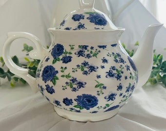 Lavender Flowers Ceramic Teapot (L6.5 x 8.5W)