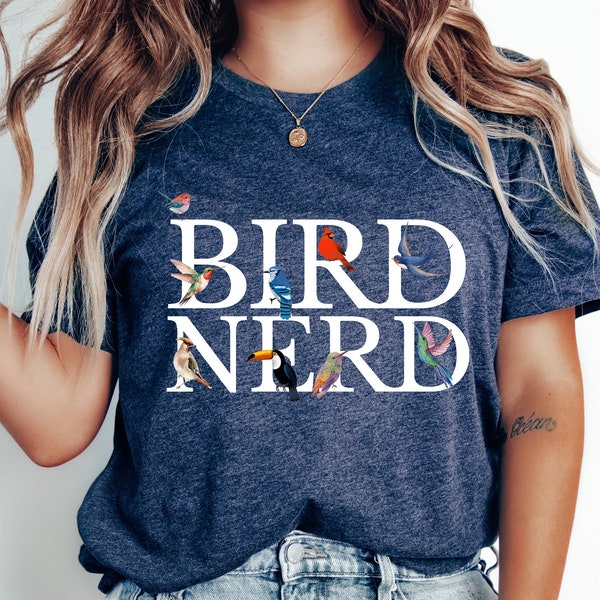 Bird Nerd T-Shirt, Bird Watching Shirt, Gift For Bird Lover Tee, Bird Lover Tee, Nature Lover T-Shirt, Funny Bird Watcher Shirt, Bird Shirt