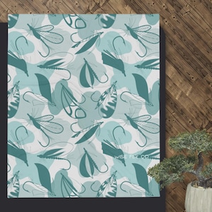 Camo Fly Throw Blanket