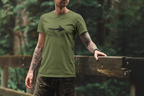 Peasant Life Unisex T-shirt Funny Fishing Shirt Pheasant Tail