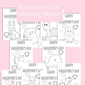 Printable Valentine’s Day Coloring Sheets