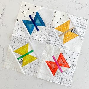 Butterfly Wreath PDF Paper-Pieced Block Pattern (Download)