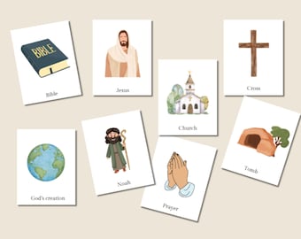 Tarjetas didácticas de la Biblia para niños, tarjetas didácticas de la Biblia, tarjetas bíblicas, tarjetas didácticas cristianas para imprimir, Biblia para niños, actividades bíblicas, PDF