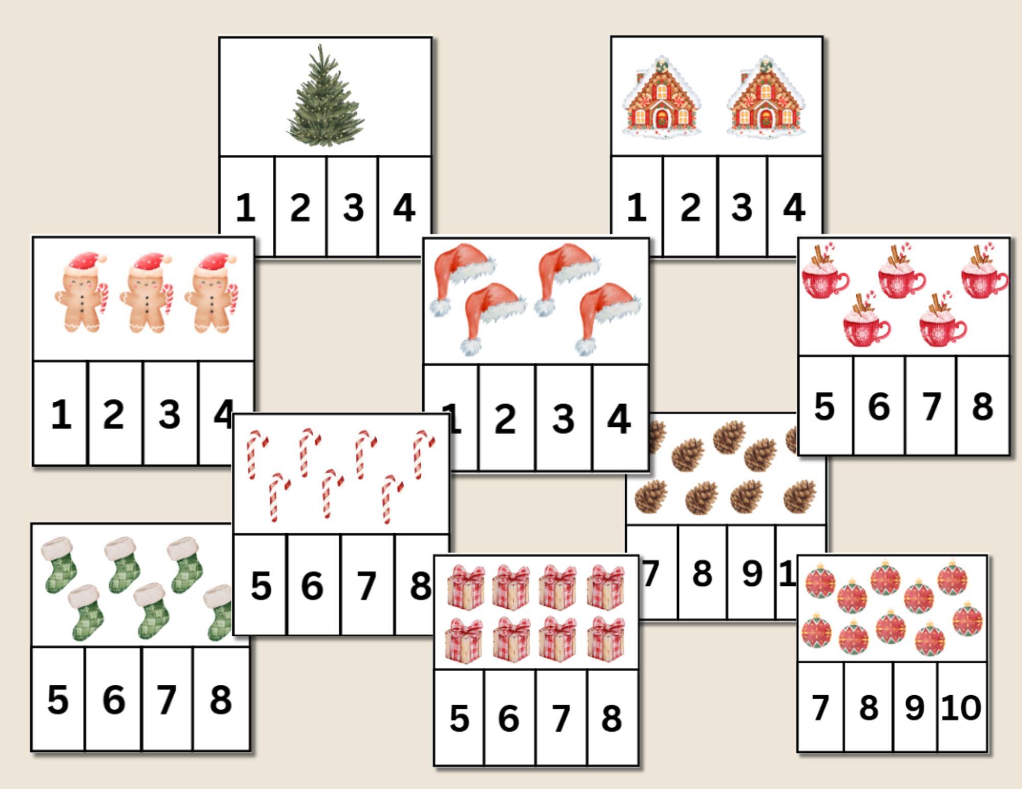 Preschool Christmas Activity Pack, Printable Christmas Bundle ...