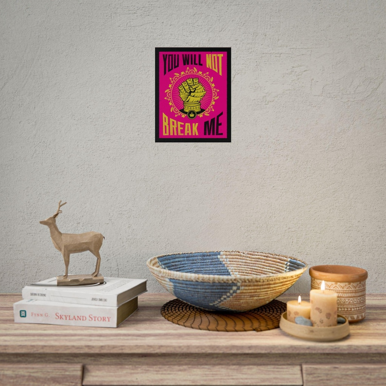 Dungeon Crawler Carl Motivational Art Print, Retro Propaganda image 8