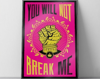 Dungeon Crawler Carl Motivational Art Print, Retro Propaganda