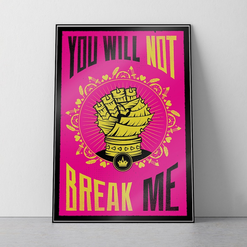 Dungeon Crawler Carl Motivational Art Print, Retro Propaganda image 1