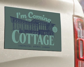 I'm Coming to the Cottage Heated Rivalry Car Magnet