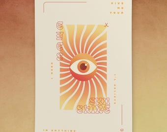 Heated Rivalry "I Need Sunshine" Retro Poster | Wolf Parade I'll Believe in Anything Wall Art