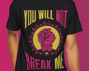 Dungeon Crawler Carl T-Shirt | You Will Not Break Me, Retro Propaganda